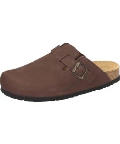 Besorgen 😍 Hausschuhe Dr. BRINKMANN Clogs Ohne Absatz In Braun Günstig Kaufen 🤩