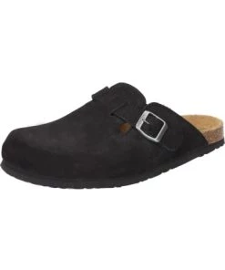 Bester Verkauf 🎉 Hausschuhe Dr. BRINKMANN Clogs Ohne Absatz In Schwarz Günstig Kaufen ❤️