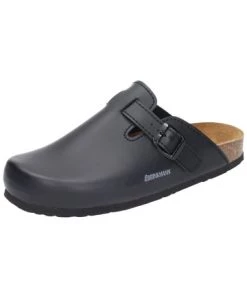 Schlussverkauf 👍 Hausschuhe Dr. BRINKMANN Clogs Ohne Absatz In Schwarz Günstig Kaufen 🤩