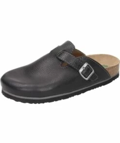 Budget 🎉 Hausschuhe Dr. BRINKMANN Clogs Ohne Absatz In Schwarz Günstig Kaufen 👍