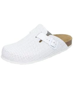 Schlussverkauf 🔔 Clogs & Pantoletten Dr. BRINKMANN Clogs Ohne Absatz In Weiß Günstig Kaufen 👍