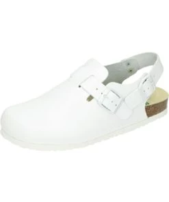 Coupon 😉 Hausschuhe Dr. BRINKMANN Clogs Ohne Absatz In Weiß Günstig Kaufen 👍