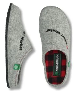 Aktion 👏 Clogs & Pantoletten Dr. BRINKMANN Klassische Hausschuhe In Hellgrau Günstig Kaufen ❤️ -Dr-brinkmann Verkäufe dr brinkmann klassische hausschuhe in hellgrau 26