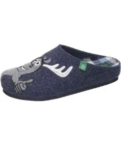 Bestpreis 😉 Kinder Dr. BRINKMANN Klassische Hausschuhe In Navy Günstig Kaufen 😍