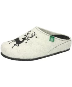 Coupon 🧨 Clogs & Pantoletten Dr. BRINKMANN Klassische Hausschuhe In Offwhite Günstig Kaufen 🔥
