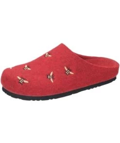 Schlussverkauf ⭐ Clogs & Pantoletten Dr. BRINKMANN Klassische Hausschuhe In Rot Günstig Kaufen 🛒