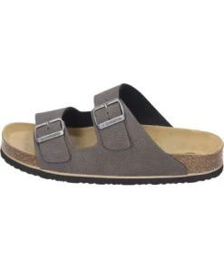 Auslauf 😉 Sandalen & Pantoletten Dr. BRINKMANN Klassische Pantoletten In Anthrazit Günstig Kaufen ⭐ -Dr-brinkmann Verkäufe dr brinkmann klassische pantoletten in anthrazit 65