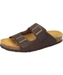 Billig ⭐ Sandalen & Pantoletten Dr. BRINKMANN Klassische Pantoletten In Braun Günstig Kaufen ❤️