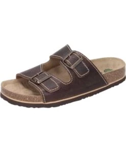 Budget 🎁 Sandalen & Pantoletten Dr. BRINKMANN Klassische Pantoletten In Braun Günstig Kaufen 😀