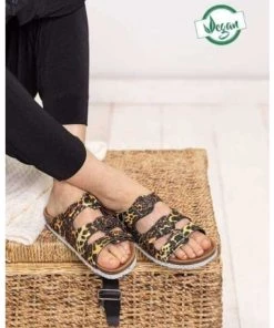 Schlussverkauf 🎉 Clogs & Pantoletten Dr. BRINKMANN Klassische Pantoletten In Leo Günstig Kaufen 👍 -Dr-brinkmann Verkäufe dr brinkmann klassische pantoletten in leo 7