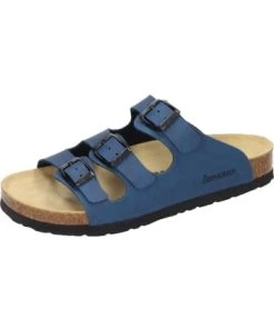 Aktion 👍 Clogs & Pantoletten Dr. BRINKMANN Klassische Pantoletten In Marine Günstig Kaufen 👏