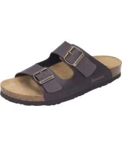 Coupon 👍 Sandalen & Pantoletten Dr. BRINKMANN Klassische Pantoletten In Mokka Günstig Kaufen 🧨
