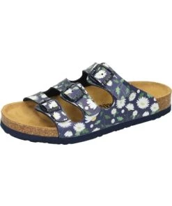 Auslauf 👍 Clogs & Pantoletten Dr. BRINKMANN Klassische Pantoletten In Navy Günstig Kaufen 🔥