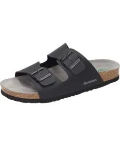 Aktion 😀 Sandalen & Pantoletten Dr. BRINKMANN Klassische Pantoletten In Schwarz Günstig Kaufen 🛒