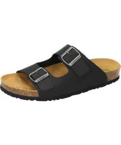 Auslauf 🌟 Sandalen & Pantoletten Dr. BRINKMANN Klassische Pantoletten In Schwarz Günstig Kaufen 💯