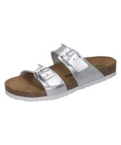 Am billigsten ⭐ Clogs & Pantoletten Dr. BRINKMANN Klassische Pantoletten In Silber Günstig Kaufen 😀