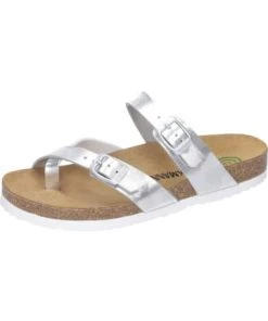 Angebote ✨ Clogs & Pantoletten Dr. BRINKMANN Klassische Pantoletten In Silber Günstig Kaufen 👍